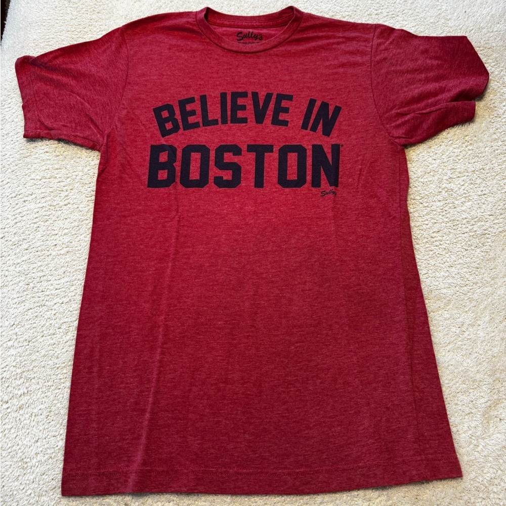 Sully’s Red 'Believe in Boston' Men's Shirt